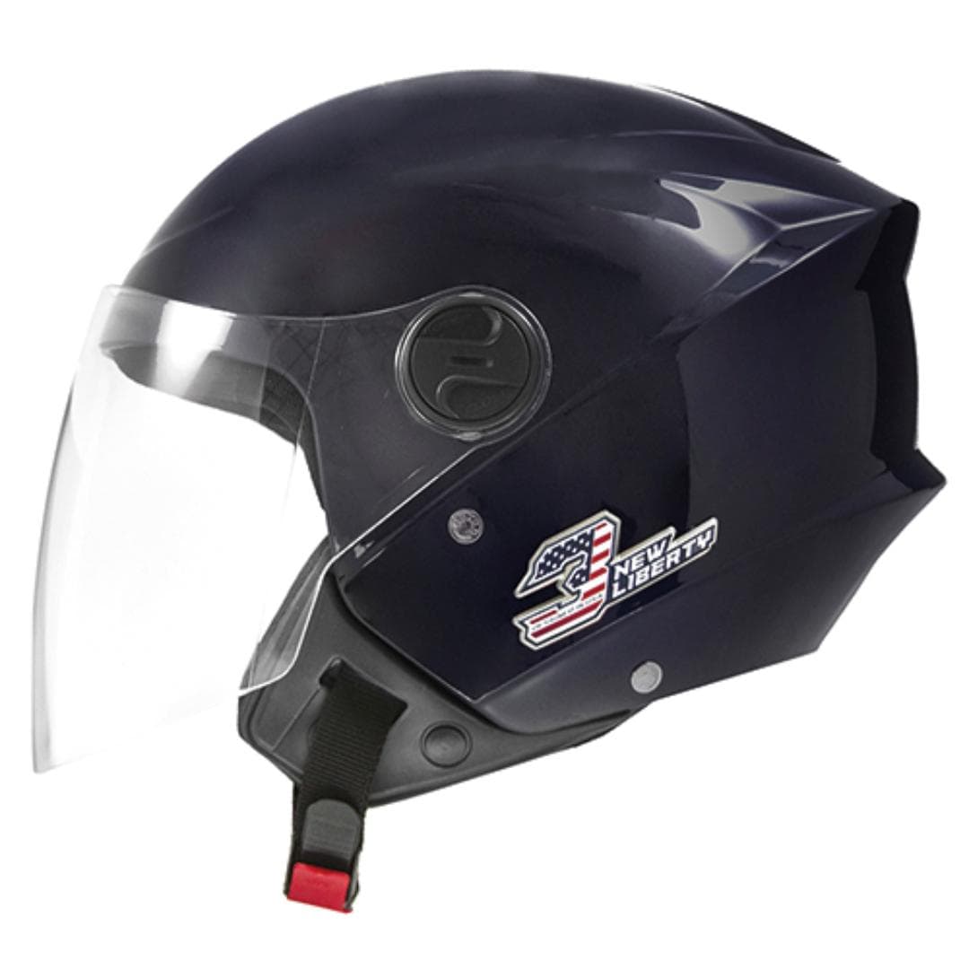 CAPACETE NEW LIBERTY THREE ELITE AZUL ESCURO Nº 56