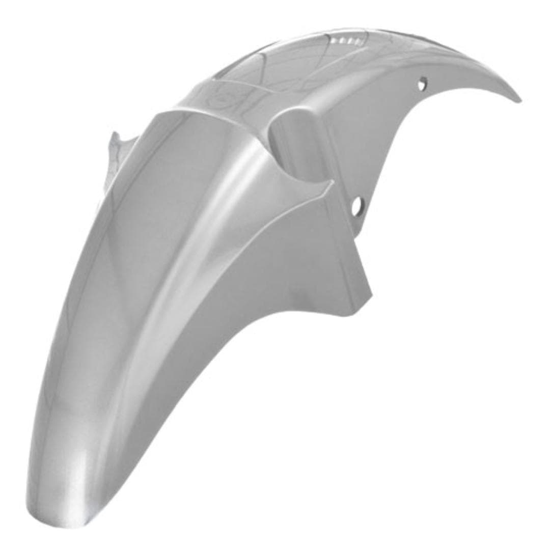 PARALAMA DIANTEIRO PRATA CHUMBO METALICO TITAN150 08