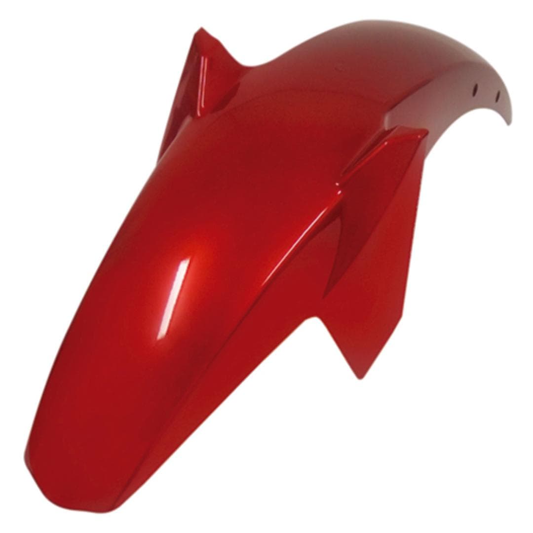 PARALAMA DIANTEIRO VERMELHO METALICO YBR125 FACTOR 09/12
