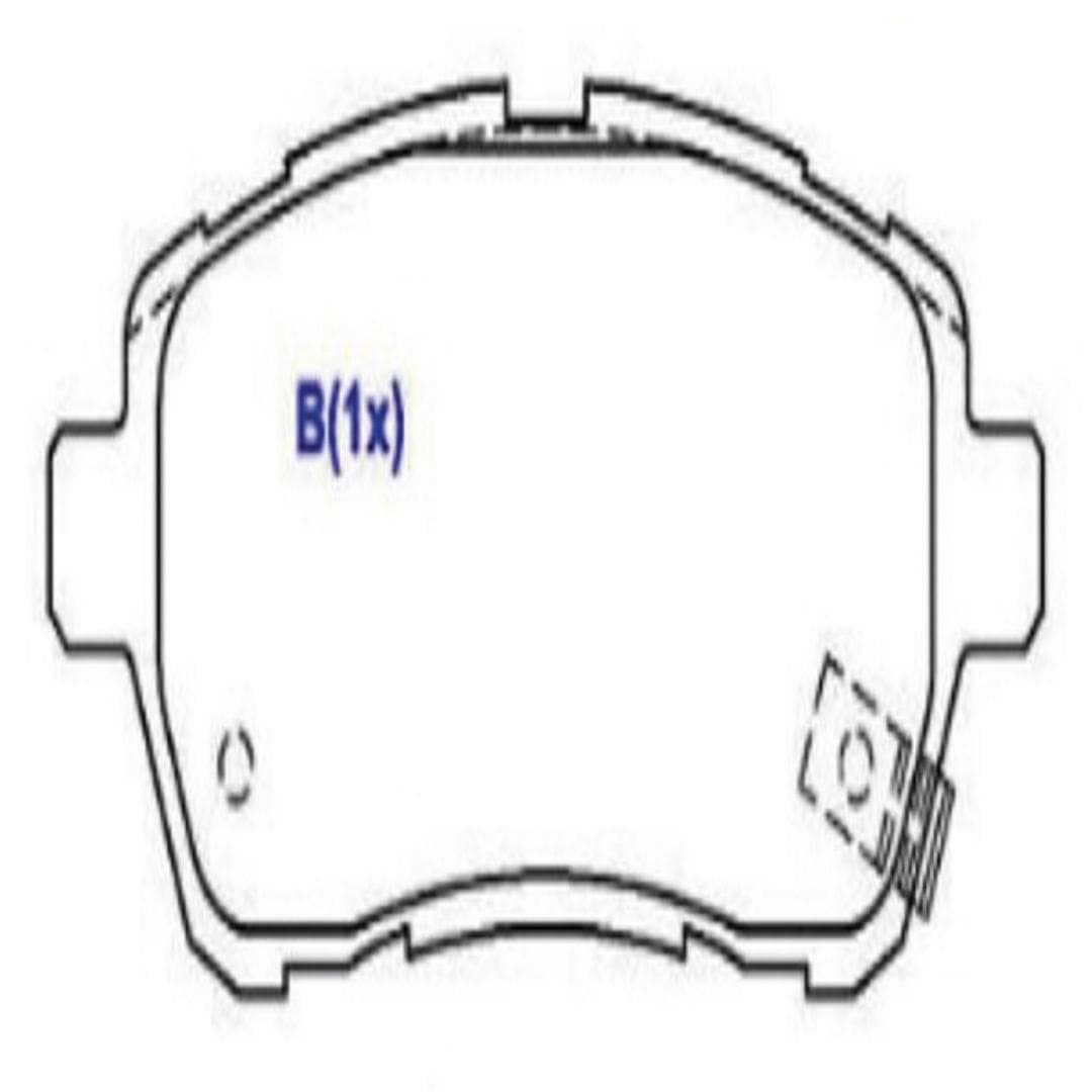 PASTILHA FREIO DIANTEIRO NEW FIESTA 1.5 12/ NEW KA 1.6 13/ SWIFT 11/