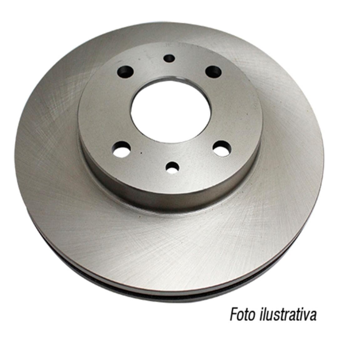 DISCO FREIO DIANTEIRO VENTILADO 4 FUROS KANGOO 1.0