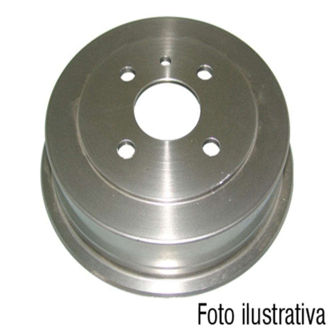 TAMBOR FREIO TRASEIRO 4 FUROS GOL 1.0 8/16V 99/ 1.6 09/ VOYAGE 1.0/1.6