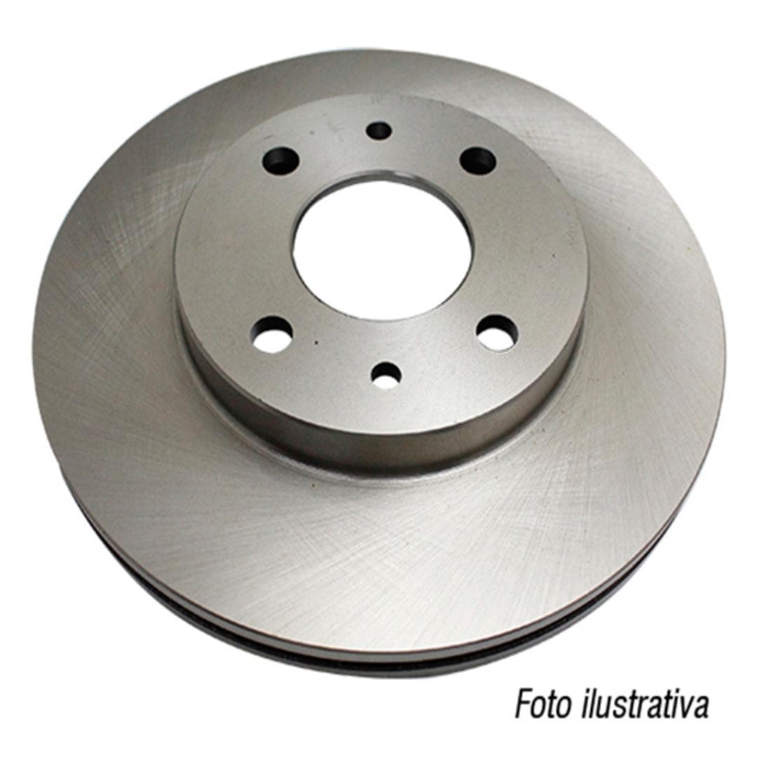 DISCO FREIO DIANTEIRO VENTILADO 5 FUROS GOLF 1.0 TSI 17/ TAOS 1.4 TSI