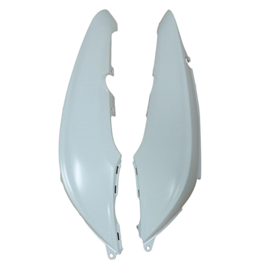 TAMPA LATERAL BRANCO FOSCO BIZ125 EX 15