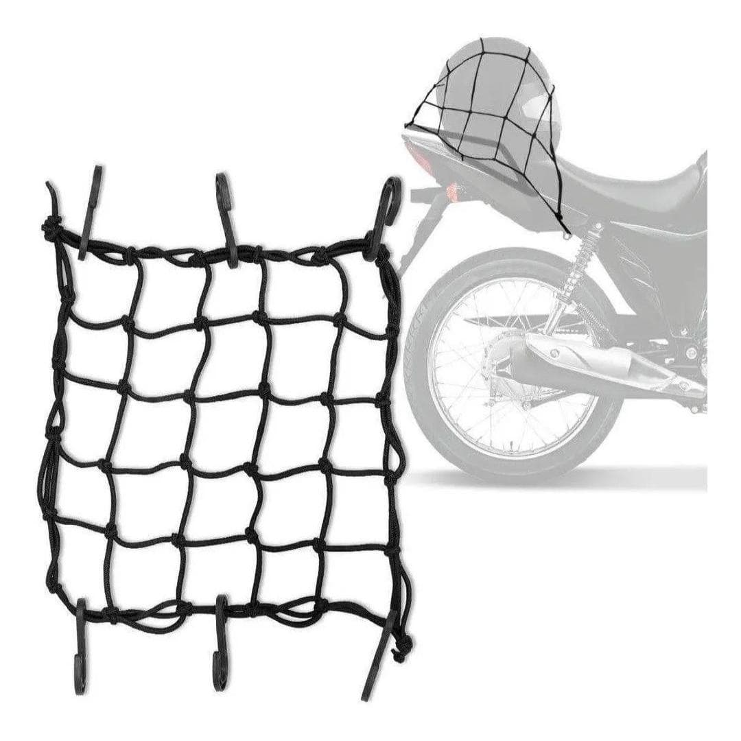 ELASTICO ARANHA REDE CAPACETE UNIVERSAL 35X35 AZUL