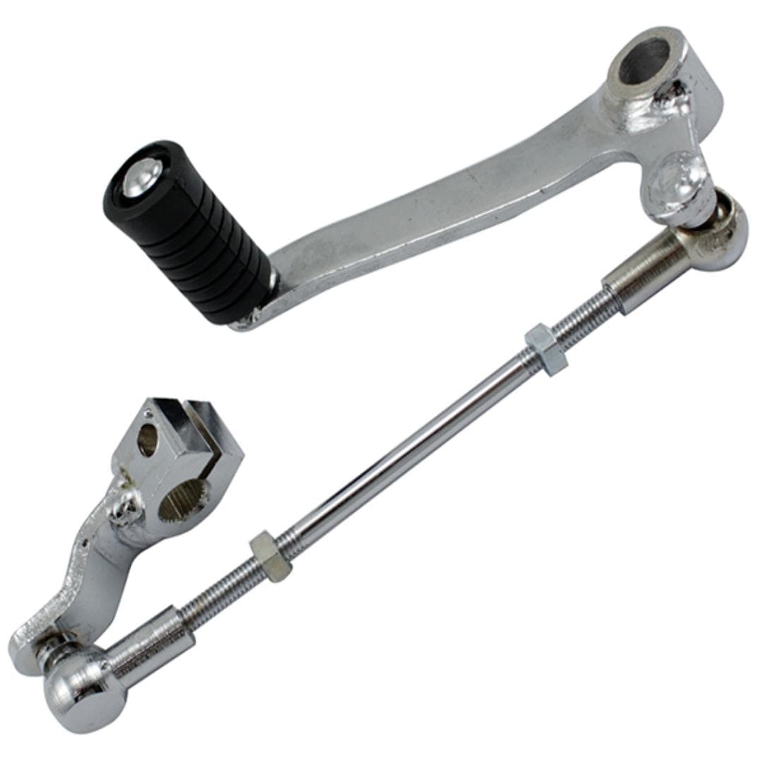 PEDAL CAMBIO COMPLETO CROMADO FAZER250