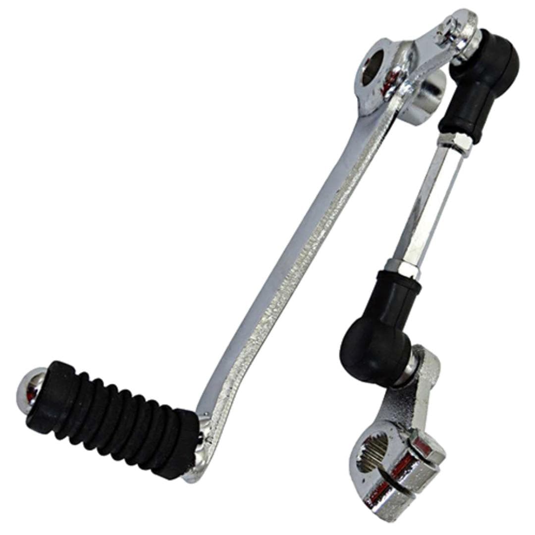 PEDAL CAMBIO COMPLETO CROMADO YES125
