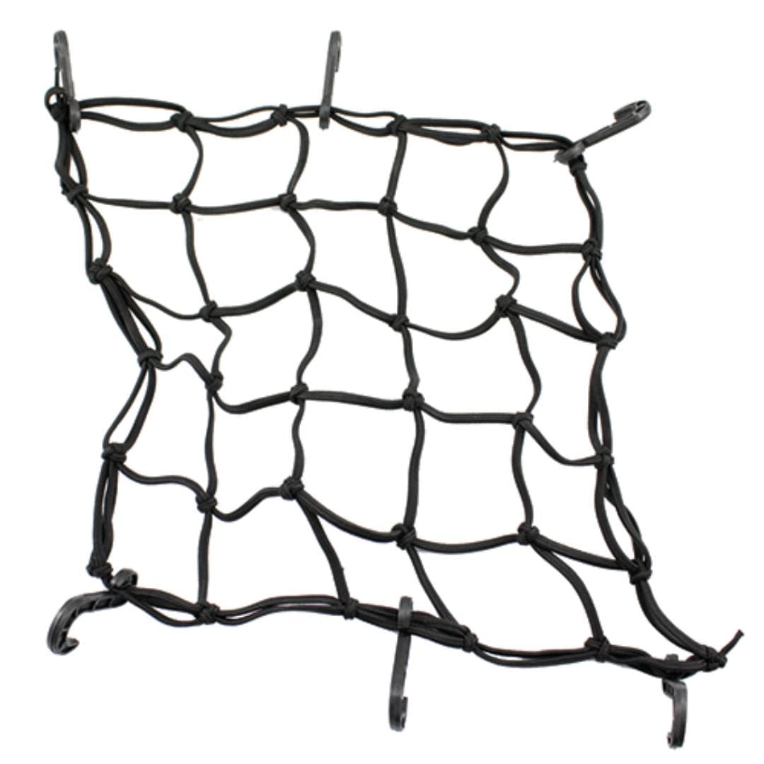 ELASTICO ARANHA REDE CAPACETE UNIVERSAL 45X45 PRETO