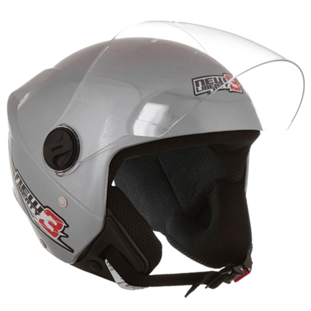 CAPACETE NEW LIBERTY THREE PRATA TAM. 56