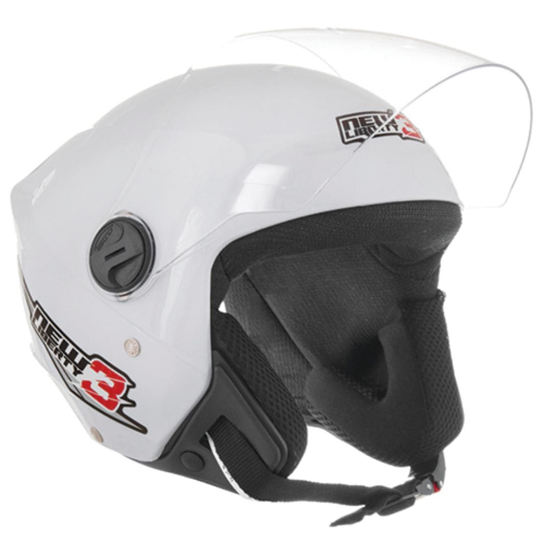 CAPACETE NEW LIBERTY THREE BRANCO TAM. 60