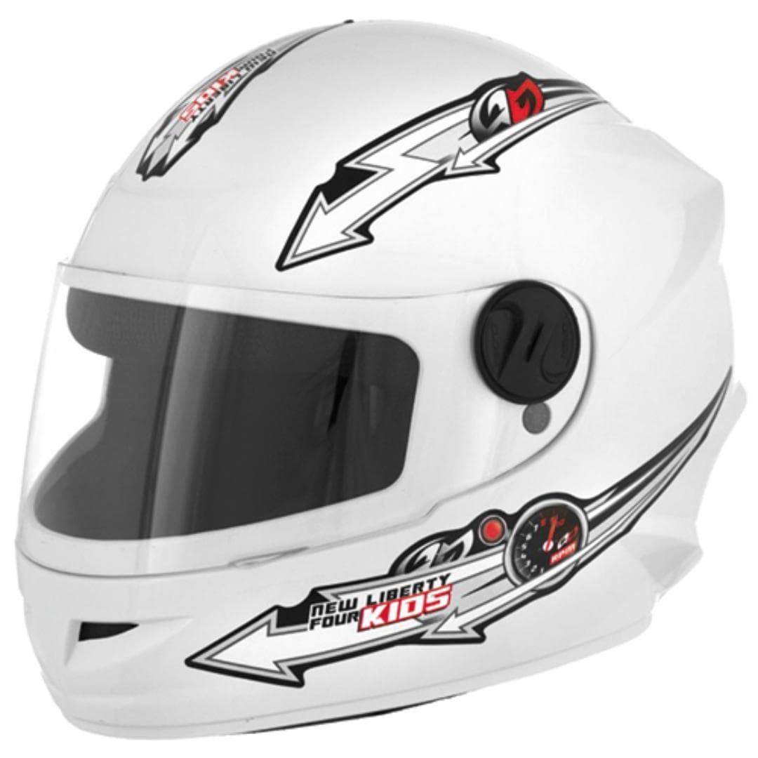 CAPACETE LIBERTY FOUR KIDS BRANCO Nº 54