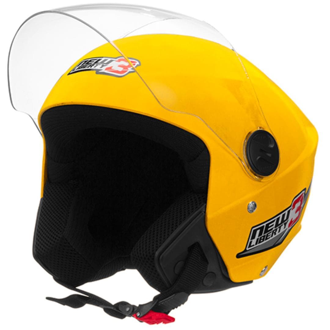 CAPACETE NEW LIBERTY THREE AMARELO Nº 58