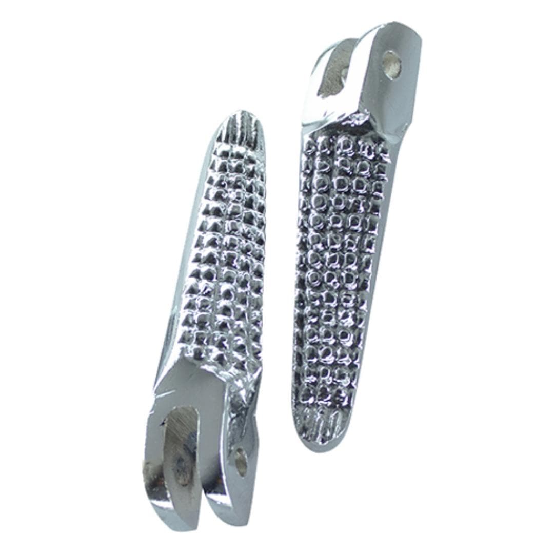 PEDALEIRA ALUMINIO TRASEIRA POLIDO TITAN150