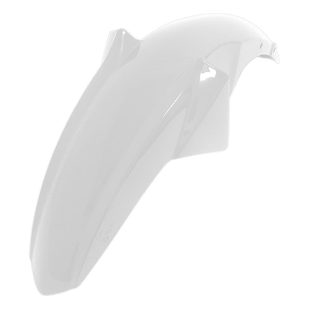 PARALAMA DIANTEIRO BRANCO C/FURO FACTOR125 E 15/16 /FACTOR150 E 16/17