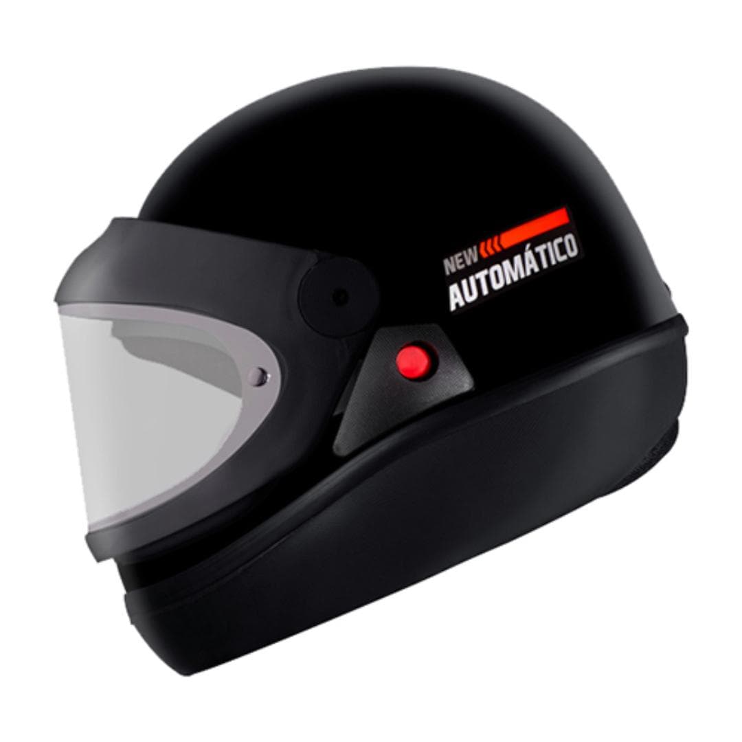 CAPACETE EBF NEW AUTOMATICO SOLID PRETO Nº 56