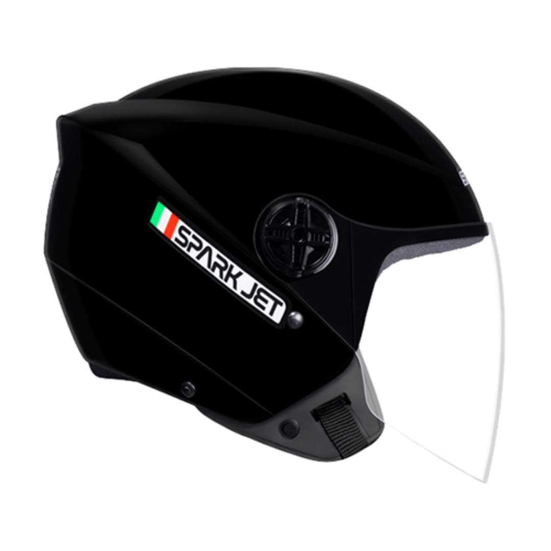 CAPACETE EBF SPARK JET SOLID PRETO Nº 58