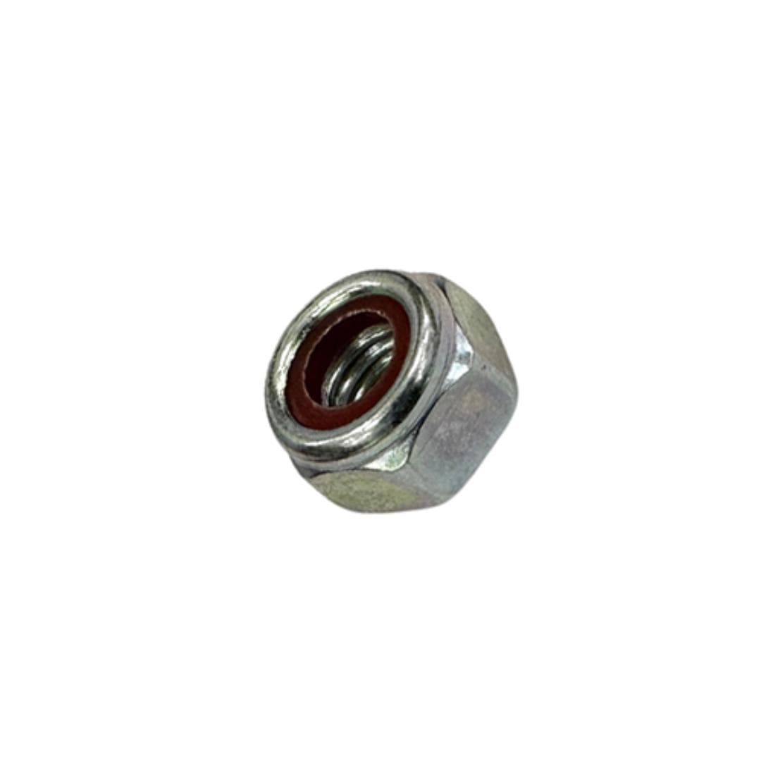 PORCA TRAVANTE NYLON M8X1,25MM COROA YBR125 C/10 PCS