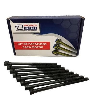 JOGO PARAFUSO CABECOTE MOTOR FIESTA/KA 1.0/1.3 ENDURA 96/98 (10PCS)