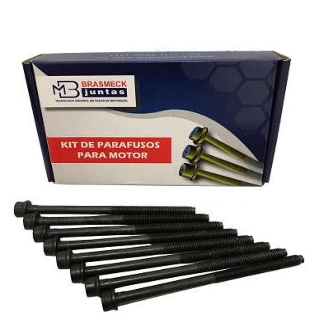JOGO PARAFUSO CABECOTE MOTOR CAPTUR/DUSTER 2.0 16V F4R (10PCS)