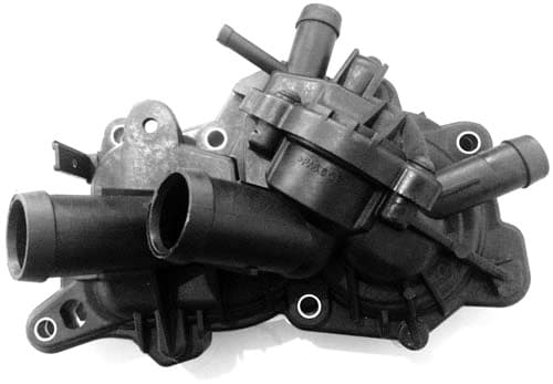 Cavalete/carcaca da valvula termostatica Volkswagen up! 1.0 12v 2013-2019 saveiro 1.6 16v 2014-2018 fox 1.0 12v 2014-2017 spacefox 1.6 16v 2013-2018 voyage 1.6 16v 2018-