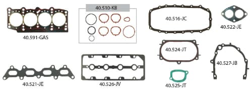 Jogo de junta do motor completo sem retentores Fiat palio 1.0 16v/1.3 16v 2000-2003 siena 1.0 16v/1.3 16v 2000-2003 palio weekend 1.0 16v/1.3 16v 2000-2003 doblo 1.3 16v 2001-2006