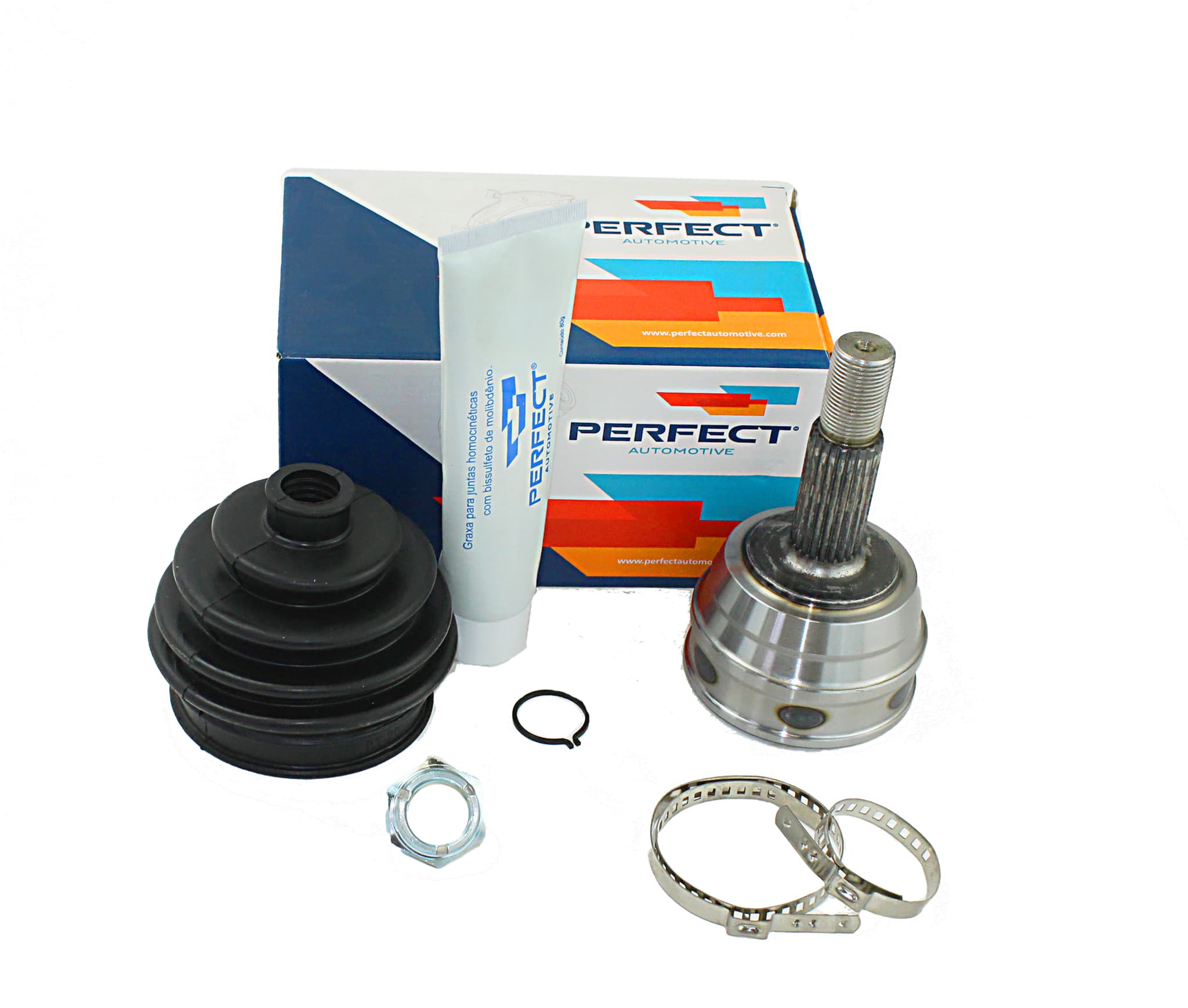 Junta homocinetica c/ trava Volkswagen gol 1.3 8v/1.6 8v 1980-1986 parati 1.6 8v 1982-1986 passat 1.5 8v/1.6 8v 1974-1986 saveiro 1.6 8v 1982-1986 voyage 1.5 8v 1981-1982