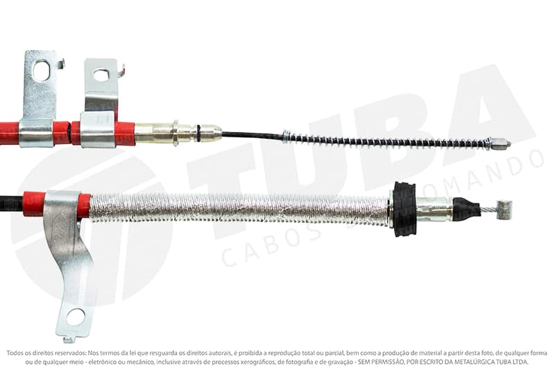 Cabo de freio traseiro direito Hyundai hb20 1.0 12v/1.6 16v 2012-2023 hb20 s 1.0 12v/1.6 16v 2013-2021 hb20 x 1.0 12v/1.6 16v 2012-2019
