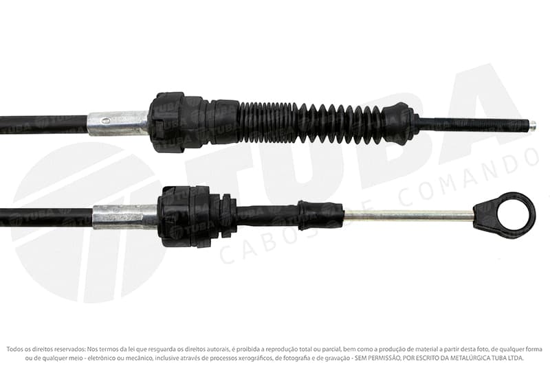 Cabo de comando de cambio (engate) Volkswagen fox 1.0 8v/1.6 8v 2003-2006