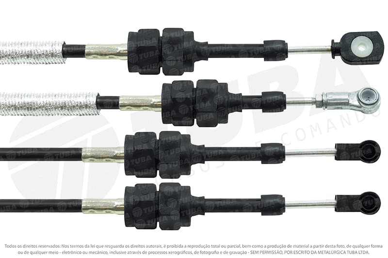 Cabo de comando do cambio (engate e selecao) Ford focus 1.6 8v/1.8 16v/2.0 16v 2000-2009