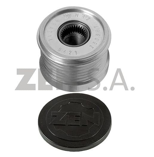 Polia da correia do alternador Renault sandero 1.6 16v/1.6 8v 2009-2017 logan 1.6 16v/1.6 8v 2004-2017 kangoo 1.6 16v 2001-2011 clio 1.6 16v 1998-2009 nissan tiida 1.8 16v 2009-...