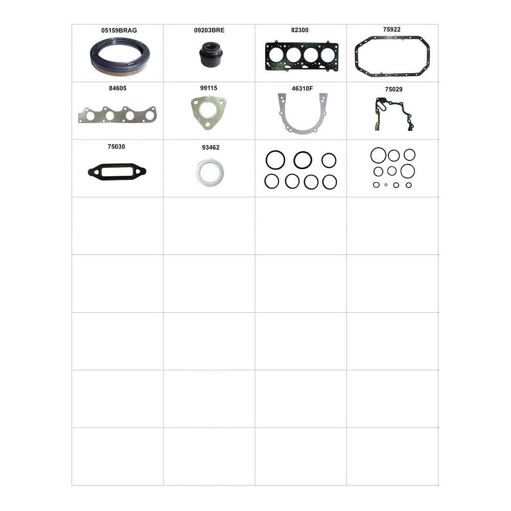 Jg Junta Compl Motor C/ret Sabó VOLKSWAGEN FOX PLUS TOTAL FLEX 2005-2008 / VOLKSWAGEN GOL TREND 2001 / VOLKSWAGEN GOL TRACK 2013-2014