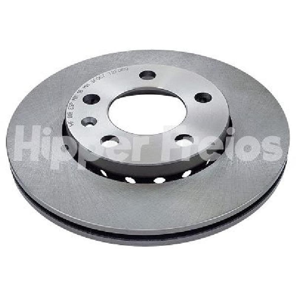 Disco Freio Ventilado S/ Cubo Dianteiro Hipper Freios VOLKSWAGEN FOX SPORTLINE TOTAL FLEX 2003-2005 / VOLKSWAGEN FOX CITY TOTAL FLEX 2008-2009 / VOLKSWAGEN FOX ROUTE TOTAL FLEX...