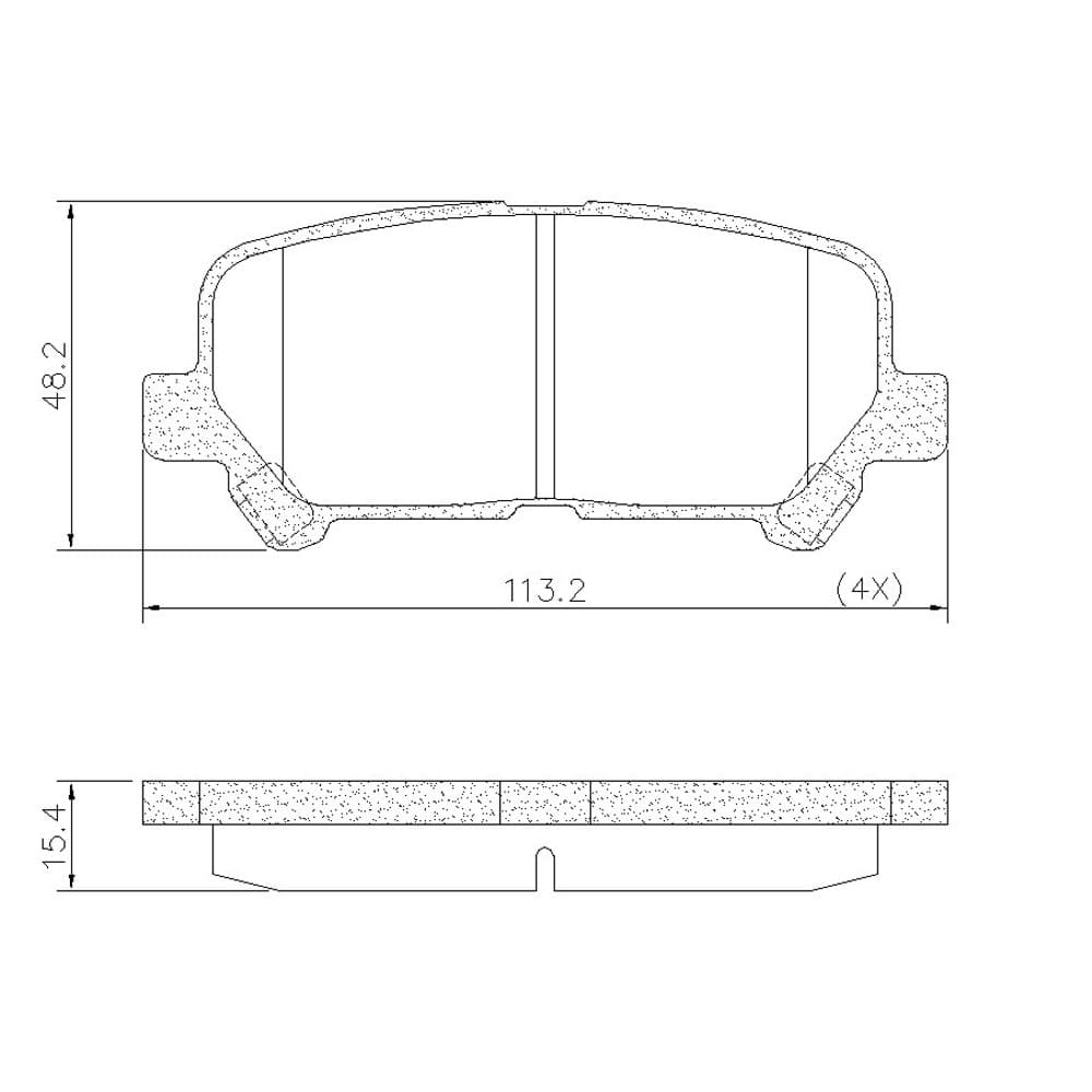 Pastilha Freio Ceramaxx Fras-le CHEVROLET TRAILBLAZER PREMIER 2019-2025 / CHEVROLET TRAILBLAZER LTZ 3.6 V6 2013-2015 / CHEVROLET TRAILBLAZER HIGH COUNTRY 2024-2025