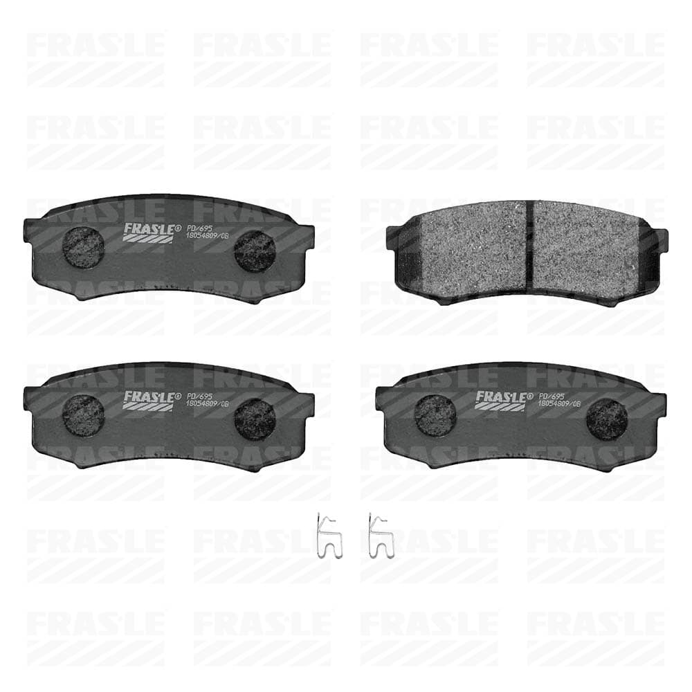 Pastilha Freio Tras Fras-le TOYOTA HILUX SW4 SRX DIAMOND 2018-2026 / MITSUBISHI PAJERO FULL 3.2 DIESEL 5 PORTAS 2014-2020 / MITSUBISHI PAJERO FULL 3D 3.8 GASOLINA 3 PORTAS 2014-...