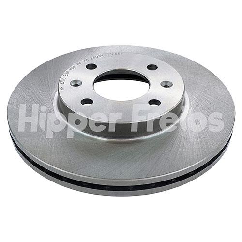 DISCO FREIO DIANTEIRO VENTILADO 4 FUROS HB20 1.6 13/