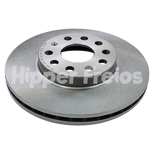 DISCO FREIO DIANTEIRO VENTILADO 5 FUROS GOLF 1.0TSI 17/ 1.4TSI 16/ 1.6